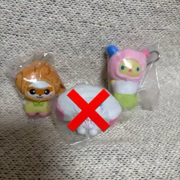 산리오 치비토모 시크릿 키링 우사하나 코로코로쿠리린