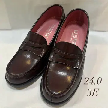 HARUTA 하루타 코인 로퍼 통굽 브라운 24.0 3E