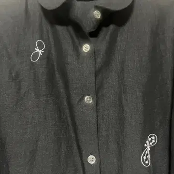 미나 페르호넨 chocho 블랙 긴팔 셔츠 38 새상품