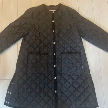 트래디셔널 웨더웨어 퀼팅 코트 34 블랙