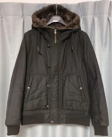 BEAMS N-2B 패딩 자켓 안감 총 인조 모피 코튼