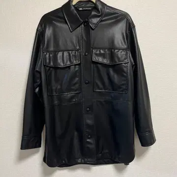 ZARA 페스티벌 가죽 셔츠 자켓 XS