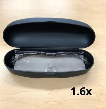 미사용 새상품 하즈키 루페 라지 1.6x 블랙 그레이