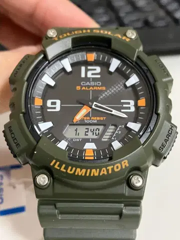 CASIO 아나디지 카시오 손목시계 AQ-S810W-3A 터프 솔라