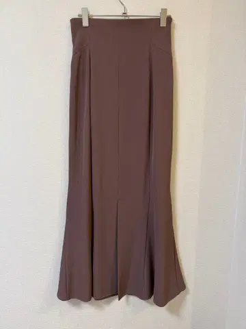 COCODEAL 더스티 핑크 레이스업 머메이드 스커트