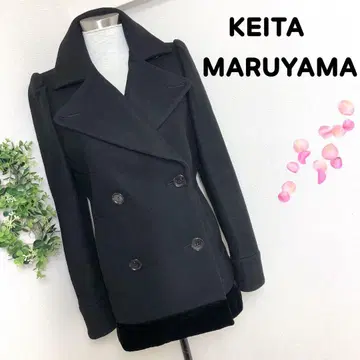 KEITAMARUYAMA 케이타 마루야마 울 피코트 블랙