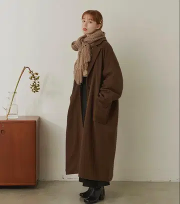 hinari 롱 체스터 코트 M