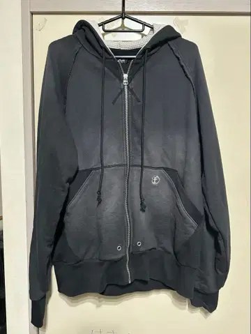 Fake As Flowers Aged Zip Up Hoodie