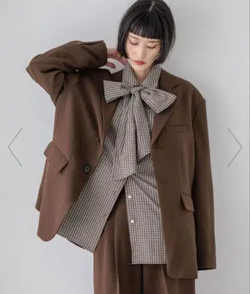 [ 택 포함 ] 로리즈팜 TR 싱글 자켓 브라운