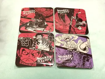 원피스 아트 코스터 루피 4장