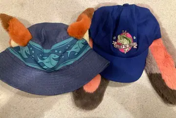 도쿄 디즈니 리조트 주토피아 닉 주디 모자 2개 세트