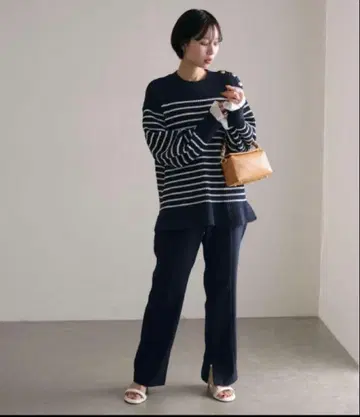 라토타리테 플레어 튜닉 니트