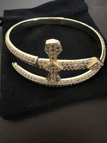 Glitter Iced Out Dagger Bracelet