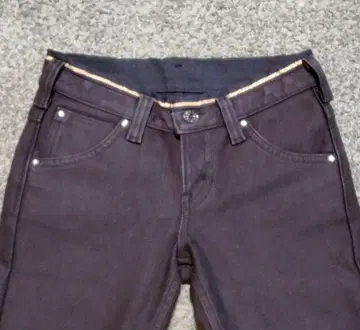 EDWIN 503 ER003L 저지 데님 웜 팬츠 블랙 S