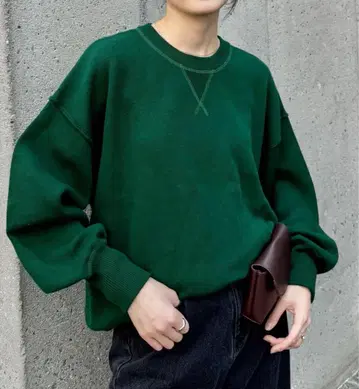 CIAOPANIC TYPY 맨투맨 라이크 볼륨 슬리브 니트