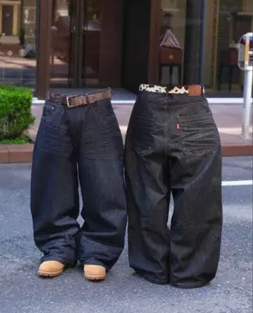 [ 완판템 ] BELVET Baggy rigid denim