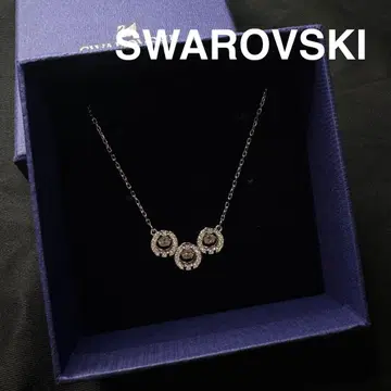 [ 새상품급 ] SWAROVSKI 스와로브스키 목걸이 실버 클리닝 완료