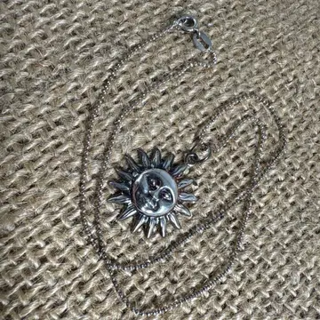 실버 925 빈티지 앤티크 선 태양 이탈리아제