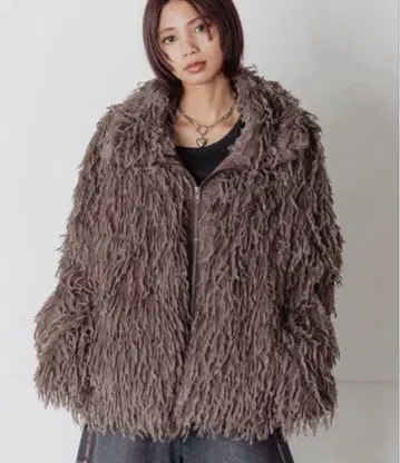 PAGEBOY 페더퍼 블루종 브라운