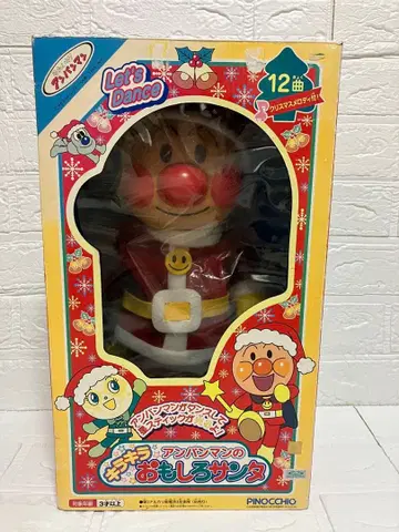 당시 물 안빵의 반짝이는 재미있는 산타 피규어 헤이세이 레트로 빈티지