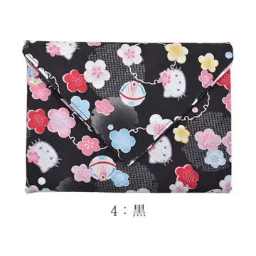 헬로키티 대형 크로스 보자기 블랙