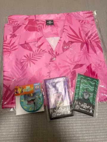 주토피아 알로하 셔츠 핑크