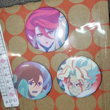 한다한다 캔뱃지 3개 세트 모모 오카룬 등