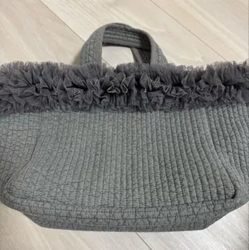 [ 새상품급 ] rose aura 튤 누비백 라이트 그레이