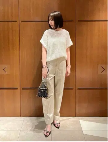 코튼 메쉬 크루넥 풀오버 상의 Macphee