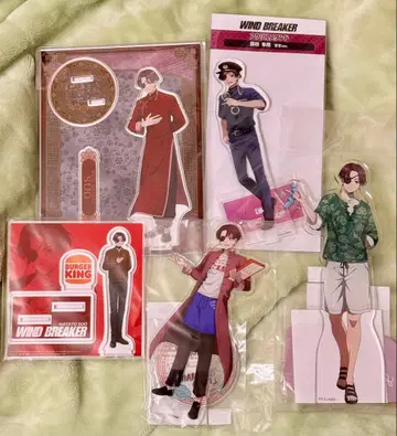 소방준비 WINDBREAKER 아크릴 스탠드 5세트