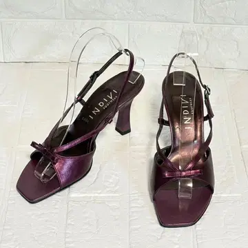 INDIVI 인디비 슬링백 샌들 보라색 퍼플 23cm