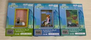 주토피아2 컨셉 피규어 ~칠아웃~ 닉 주디 파우버트