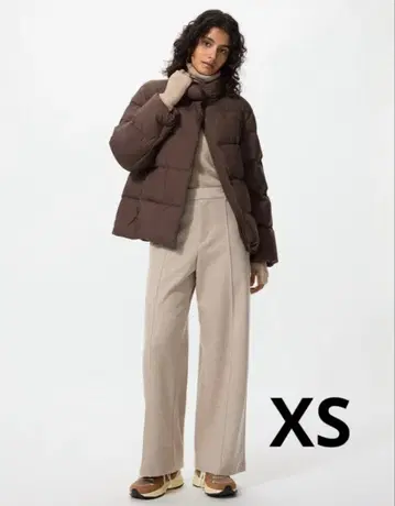 UNIQLO 브러쉬드 저지 와이드 팬츠 XS