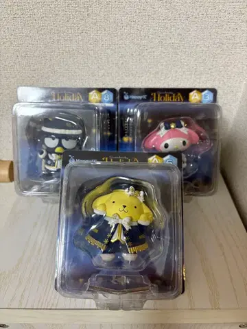 홀리데이 캐릭터 피규어 3체 세트