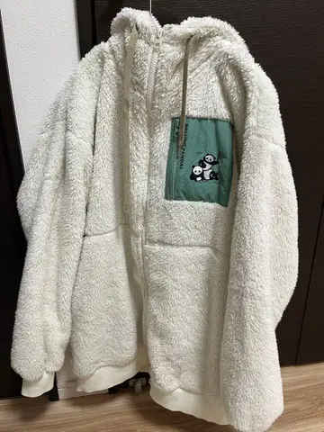 [그라니프] 롤링 팬더 보아 플리스 자켓 남녀 공용 S