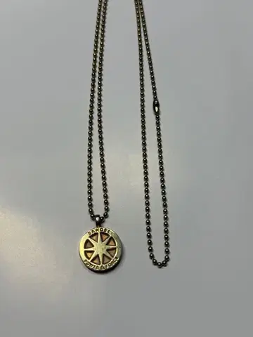 BANDEL 티타늄 목걸이 골드 65cm