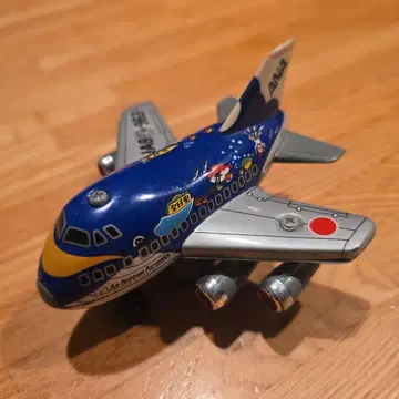 [레트로] 전일본공수 ANA 마린 점보 미니 비행기 초로Q
