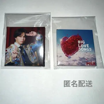 M!LK 스퀘어 캔뱃지 시오자키 타이치