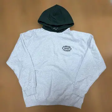 XLARGE 1991 후드티 XL 그레이/그린