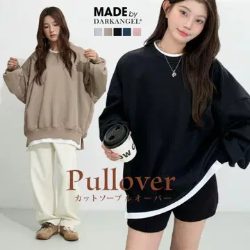 다크엔젤 속기모 맨투맨 블랙 여성용 체형 커버