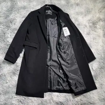 슬로브 이에나 / SLOB IENA 체스터 코트 M 블랙 캐시미어 혼방