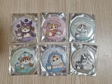 mofsand x 산리오 캐릭터즈 매트 캔뱃지 컬렉션