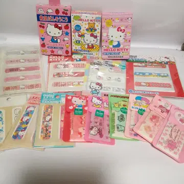 헬로키티 반창고 세트 17종류 컬렉션 헤이세이 레트로