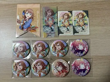 프로세카 하나사토 미노리 묶음 판매 감사제 42C 캔뱃지 카드류
