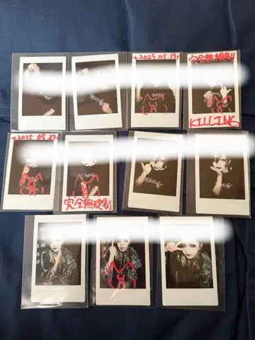 진귀 마나세 마자리 의상 폴라로이드 11장