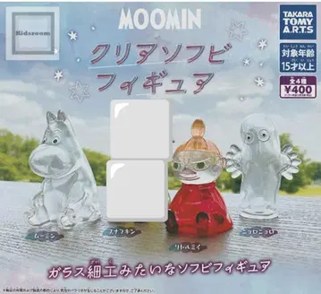 무민 클리어 피규어 3체 세트
