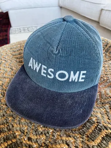 MASAKA HAT AWESOME 코듀로이 캡 네이비