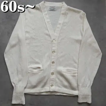 60s bpc 레터드 가디건 무지 빈티지 60년대 아이비