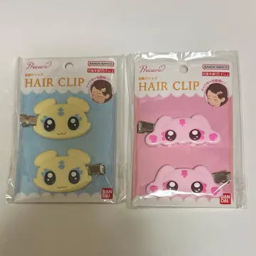 빛의 전사 프리큐어 앞머리 클립 2개 세트 멥플 미플