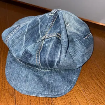 핸드메이드 데님 헌팅 캡